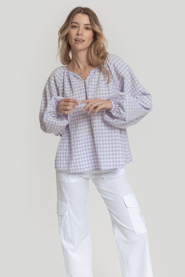 MASSIMA GRAZIA VICHY BLOUSE