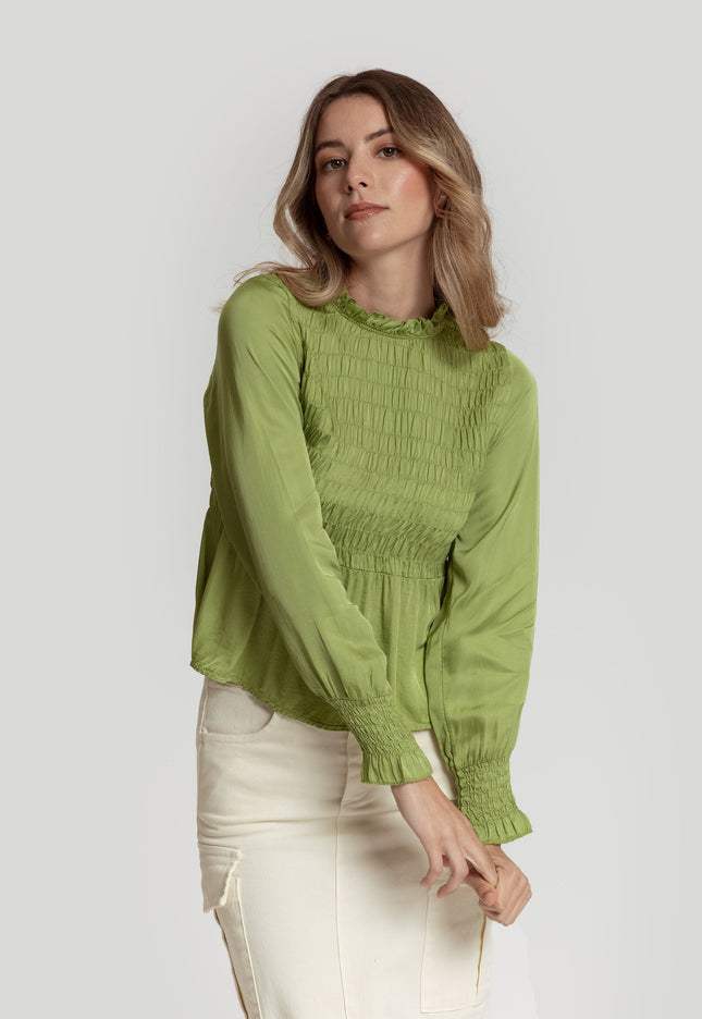 MASSIMA GRAZIA PEPLUM BLOUSE