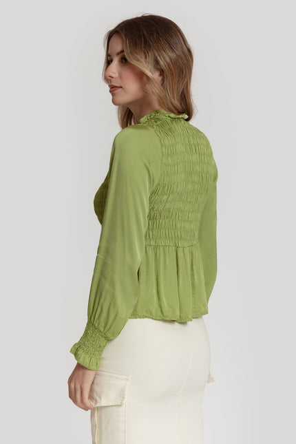 BLOUSE À PEPLUM MASSIMA GRAZIA