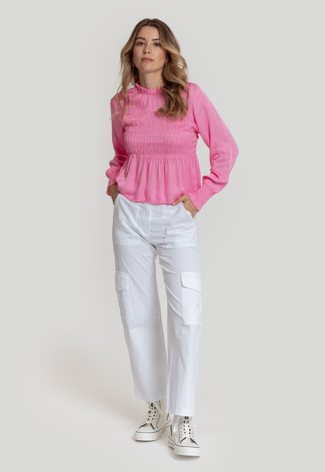 MASSIMA GRAZIA PEPLUM BLOUSE