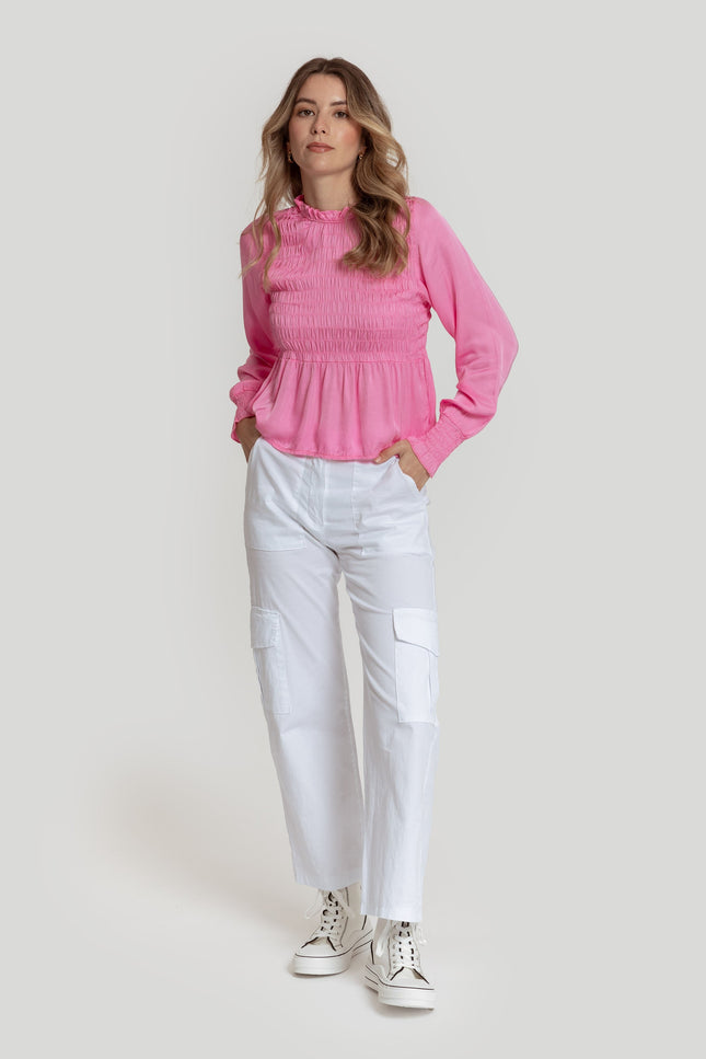 MASSIMA GRAZIA PEPLUM BLOUSE