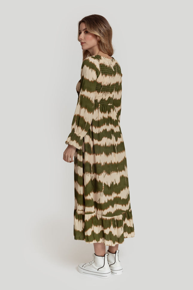 MASSIMA GRAZIA STRIPES DRESS