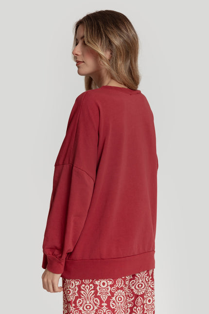 MASSIMA GRAZIA COTTON SWEATSHIRT