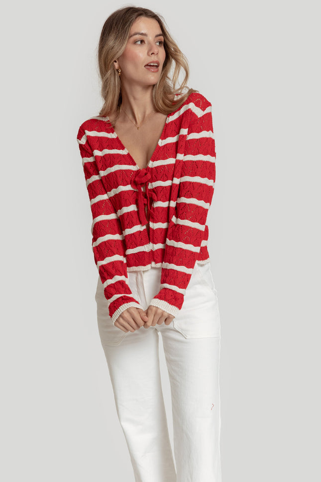 CARDIGAN EN CORDON MASSIMA GRAZIA