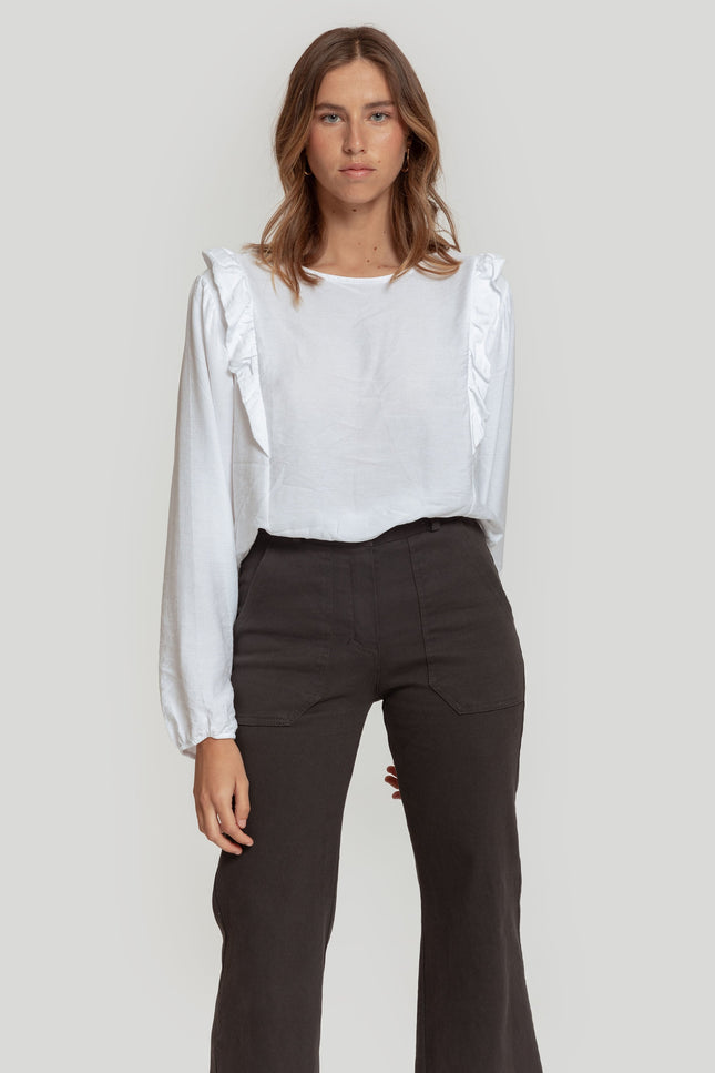 BLOUSE À VOLANTS MASSIMA GRAZIA