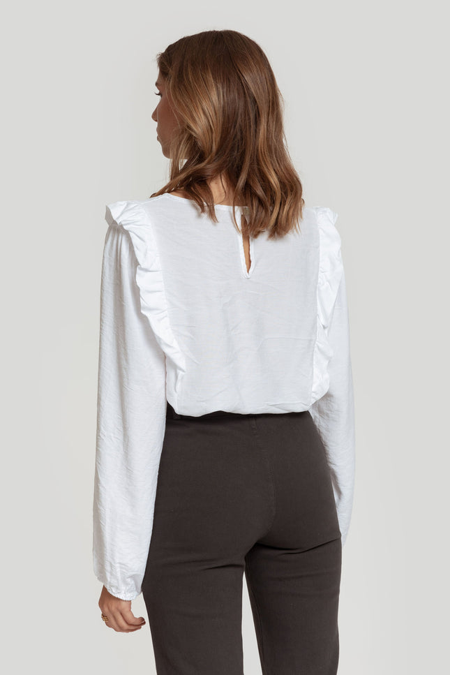 BLOUSE À VOLANTS MASSIMA GRAZIA