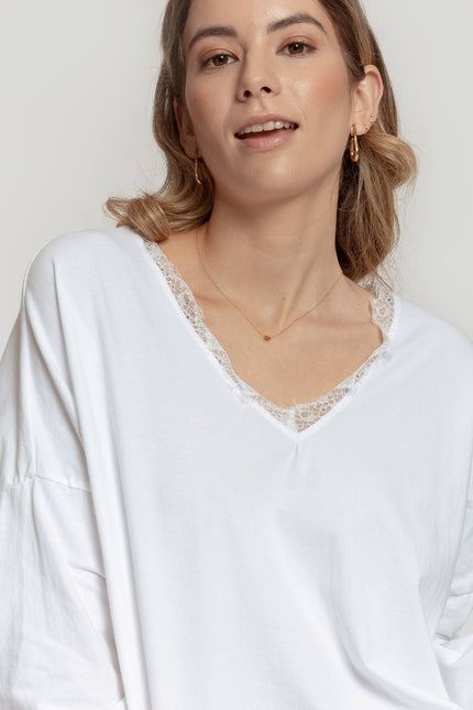 CAMISA MASSIMA GRAZIA PUNTILLA