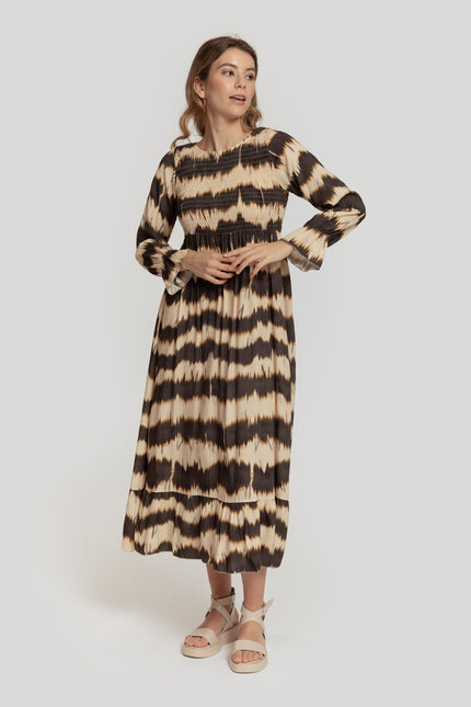 MASSIMA GRAZIA STRIPES DRESS