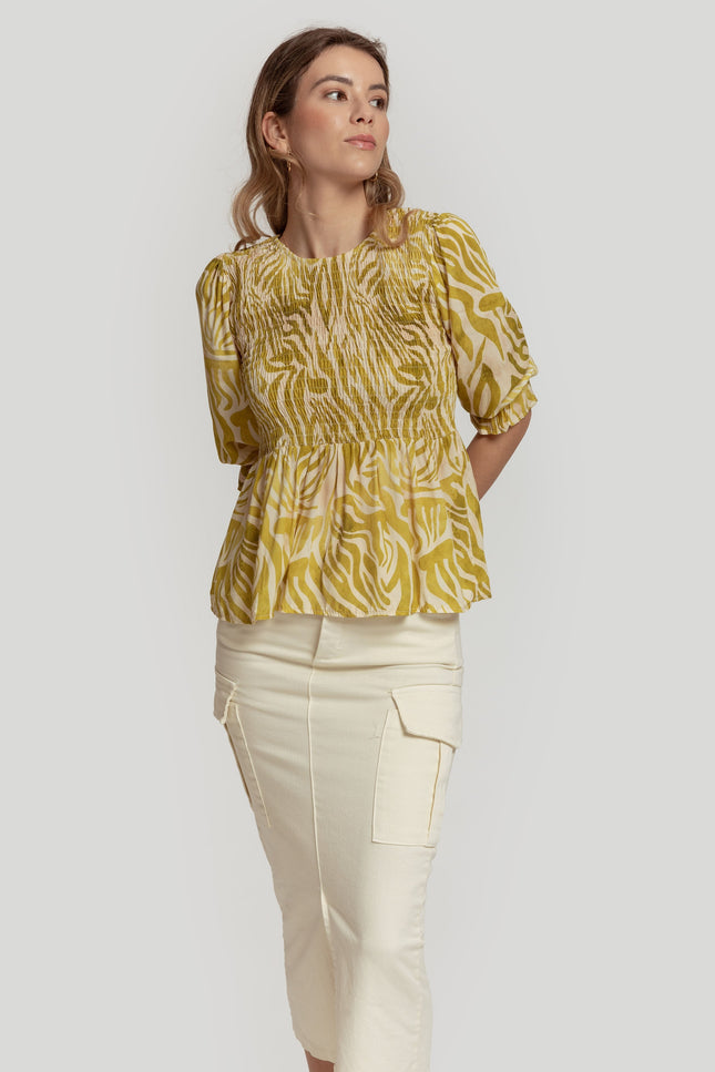 MASSIMA GRAZIA PANEL BLOUSE