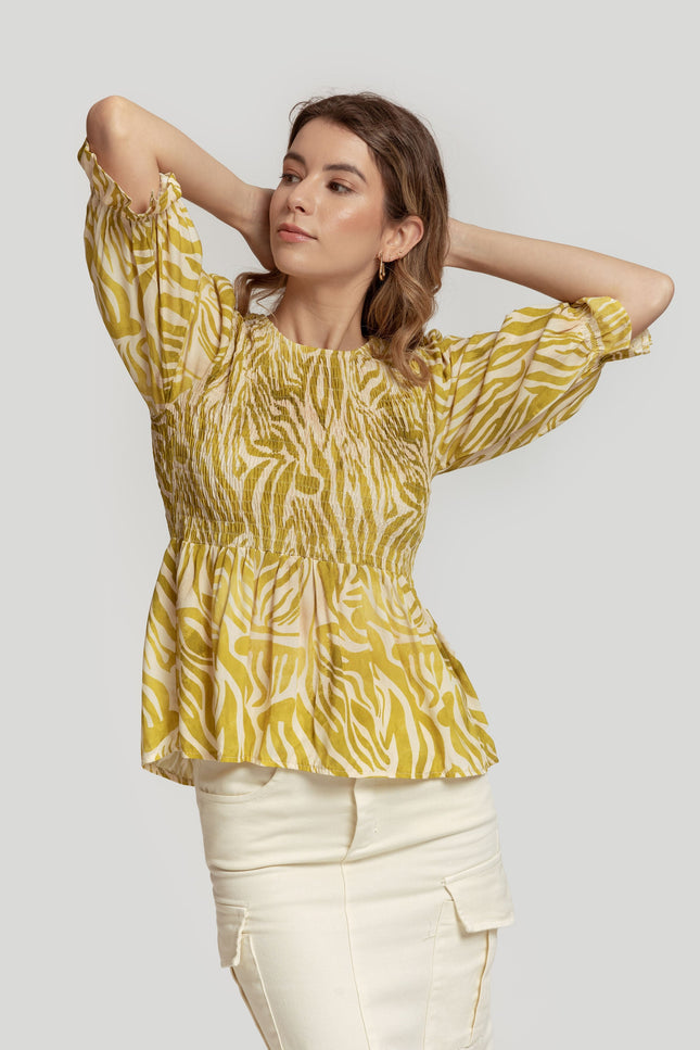 MASSIMA GRAZIA PANEL BLOUSE