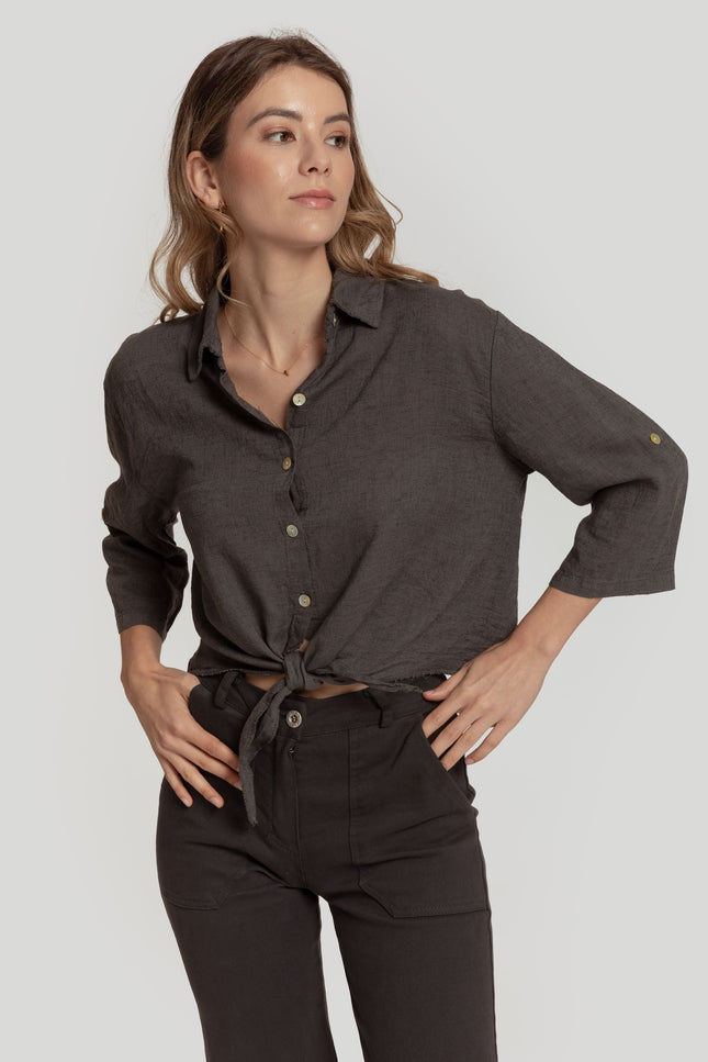 MASSIMA GRAZIA LINEN SHIRT