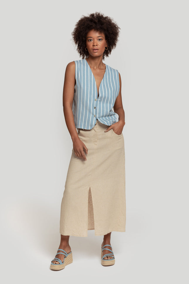 ARMONIAS LINO SKIRT