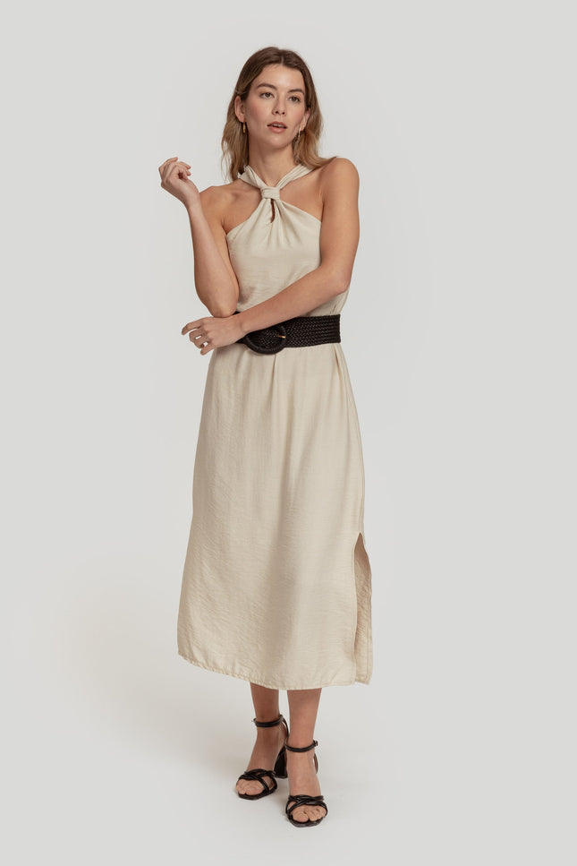 MASSIMA GRAZIA HALTER DRESS