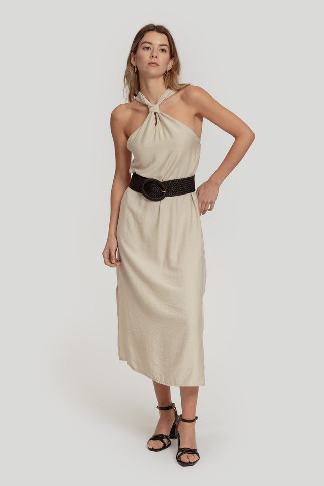 MASSIMA GRAZIA HALTER DRESS