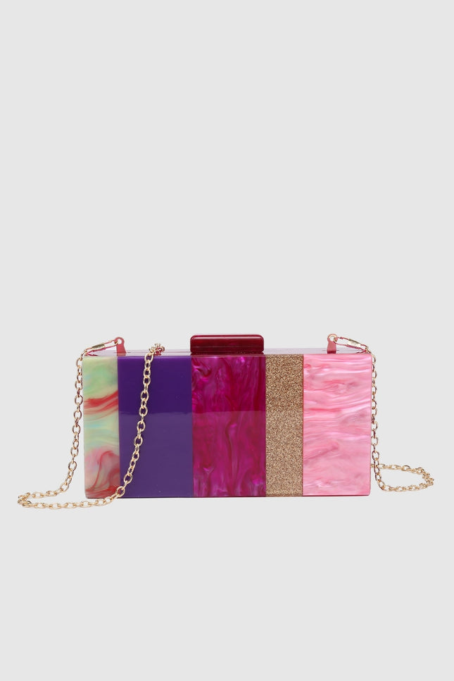 CLUTCH DONNA ALESSIA GLITTER