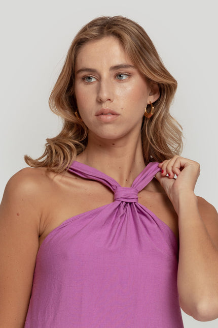 MASSIMA GRAZIA HALTER DRESS