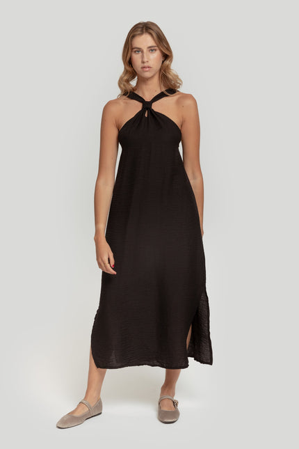 MASSIMA GRAZIA HALTER DRESS