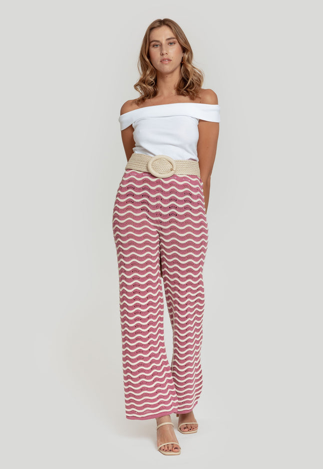 MASSIMA GRAZIA OPENWORK PANTS