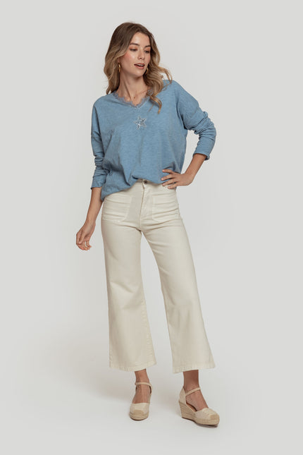 MASSIMA GRAZIA WASHED PANTS