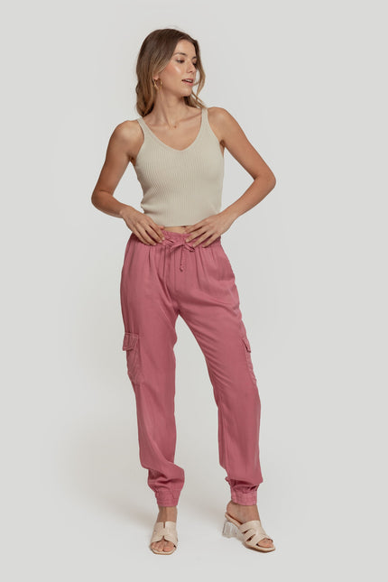 PANTALON EN LYOCELL MASSIMA GRAZIA