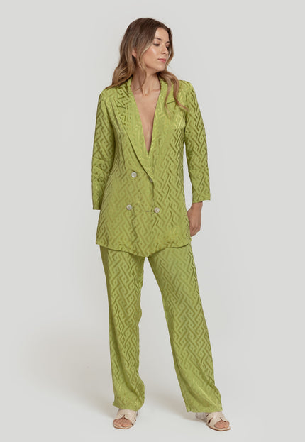 PANTALON EN SATIN MASSIMA GRAZIA