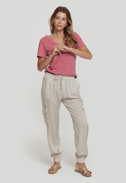 PANTALON EN LYOCELL MASSIMA GRAZIA