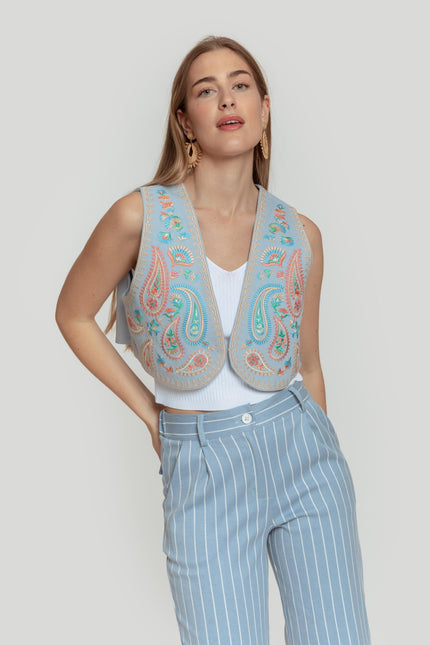 EMBROIDERED ARMONIAS VEST