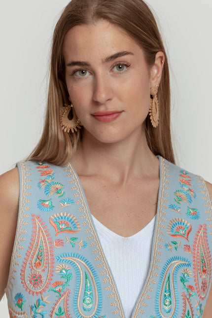 EMBROIDERED ARMONIAS VEST