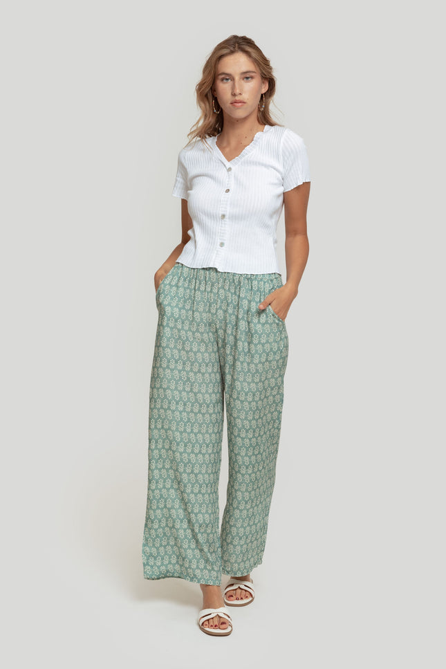 PANTALON FLEURI MASSIMA GRAZIA