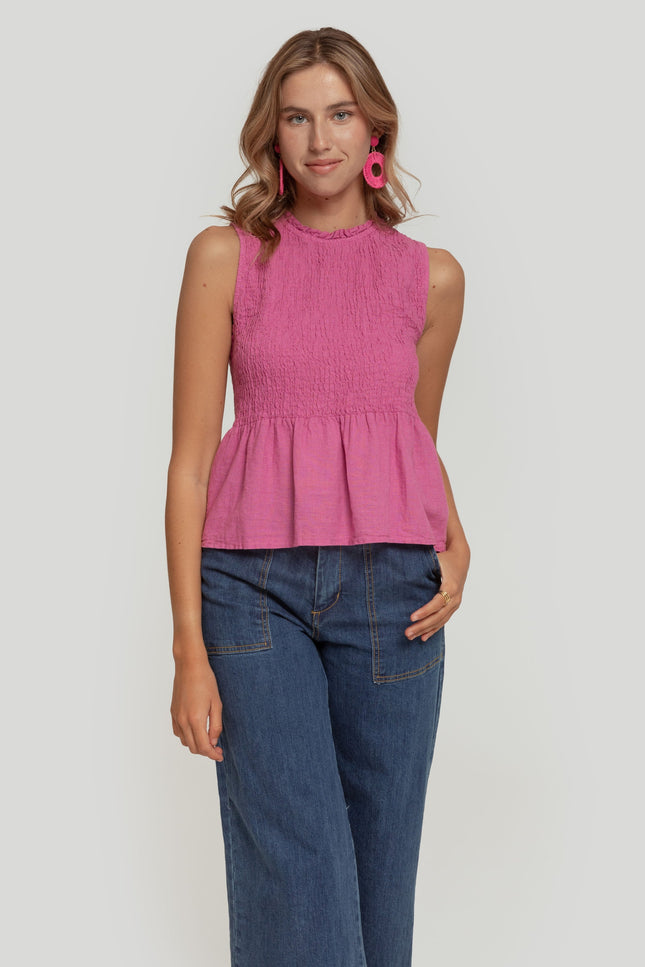 TOP MASSIMA GRAZIA PEPLUM