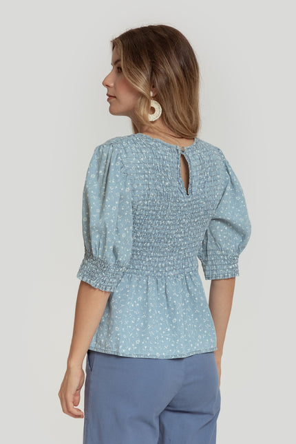 BLOUSE EN TENCEL MASSIMA GRAZIA