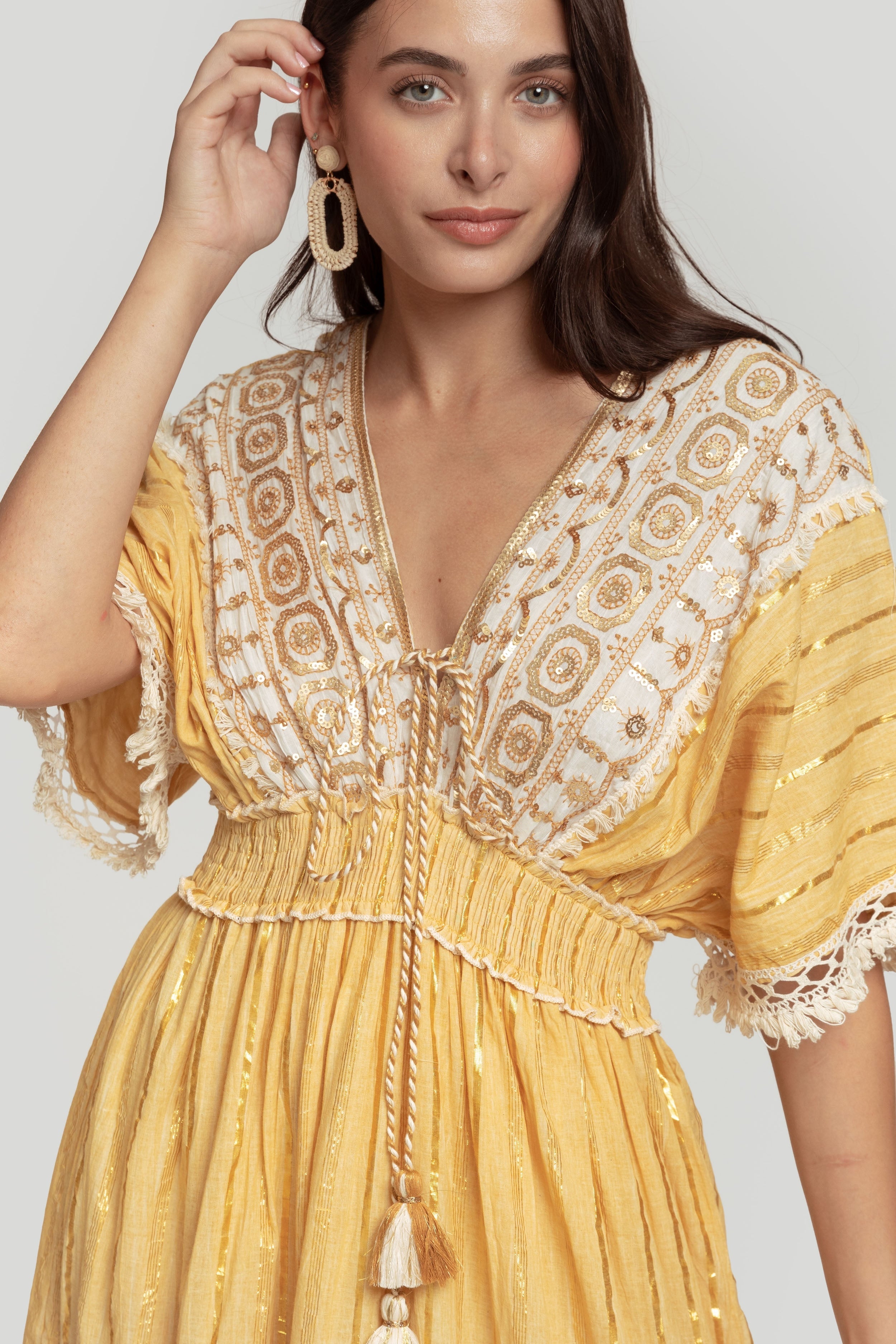 BOHO BEADED DRESS YESITEX BOHO BEADED DRESS YESITEX