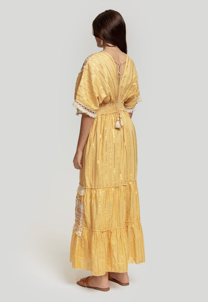 VESTIDO BOHO ABALORIOS