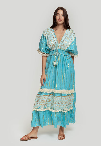 VESTIDO BOHO ABALORIOS