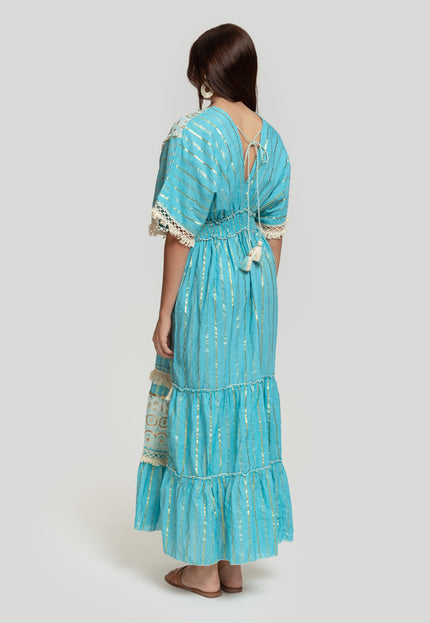 VESTIDO BOHO ABALORIOS