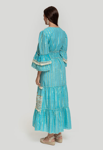VESTIDO BOHO CORDÓN