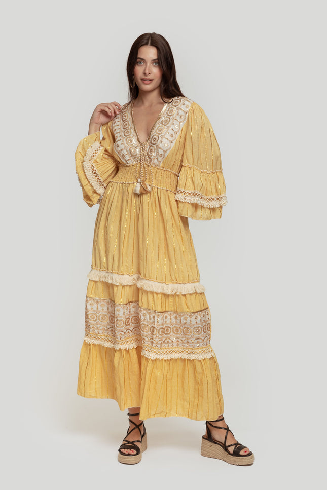 VESTIDO DE RENDA BOHO