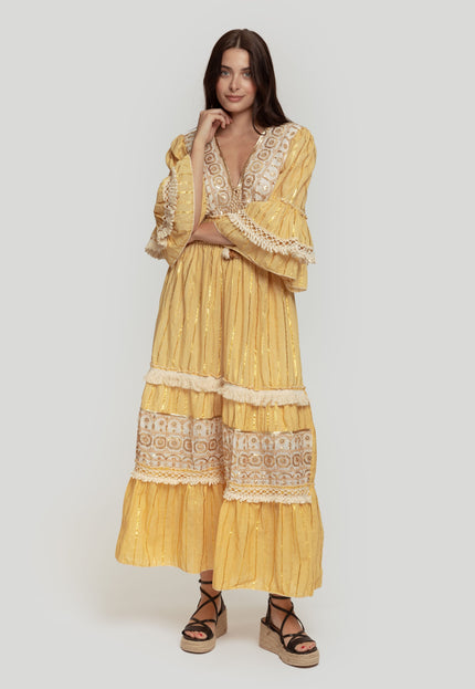 VESTIDO BOHO CORDÓN