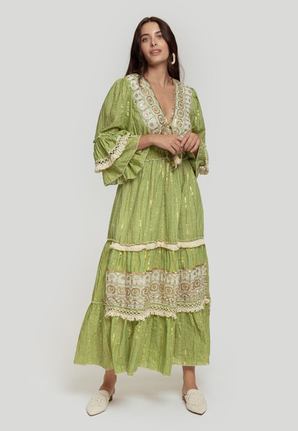 VESTIDO BOHO CORDÓN