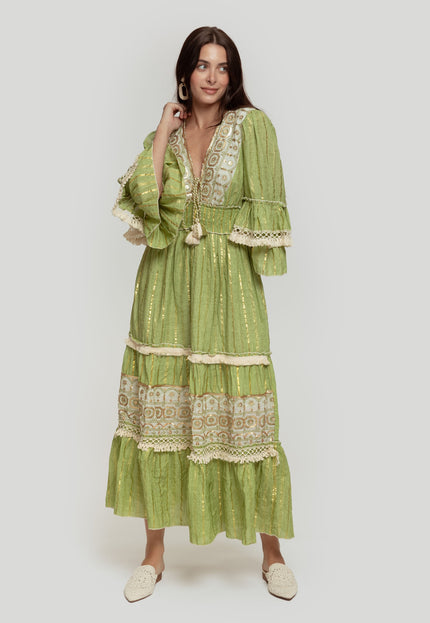 VESTIDO BOHO CORDÓN