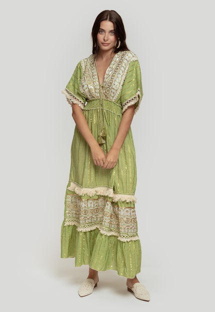 VESTIDO BOHO ABALORIOS