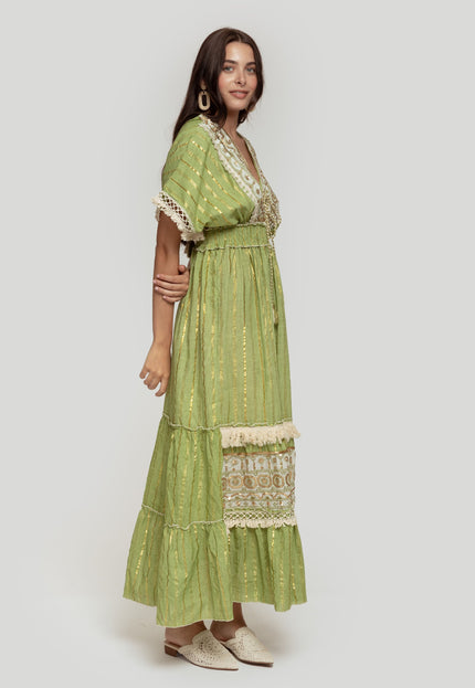 VESTIDO BOHO ABALORIOS