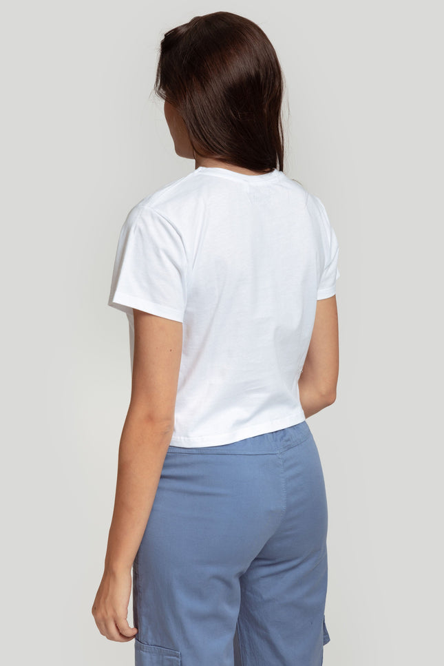 CAMISETA PONTO CROPPED