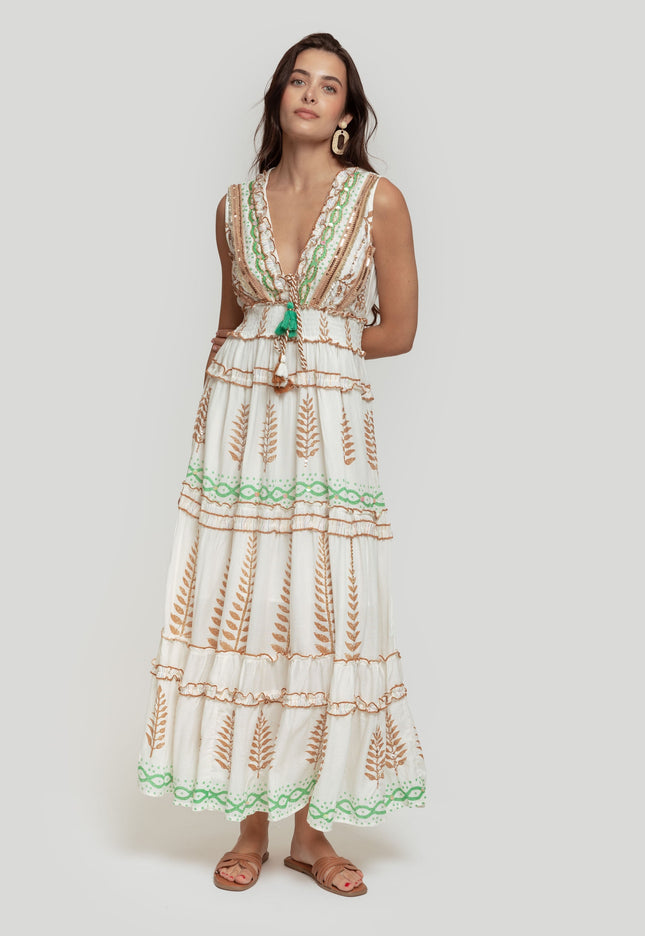 VESTIDO BOHO ESTAMPADO