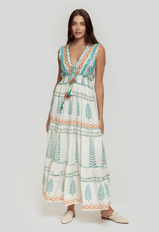 VESTIDO BOHO ESTAMPADO