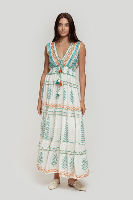 VESTIDO BOHO ESTAMPADO