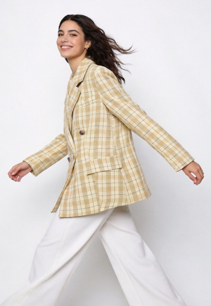 CHAQUETA ARMONIAS CUADROS