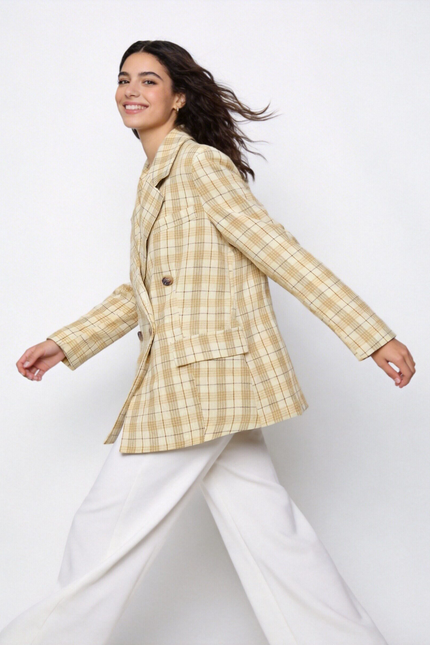 CHAQUETA ARMONIAS CUADROS