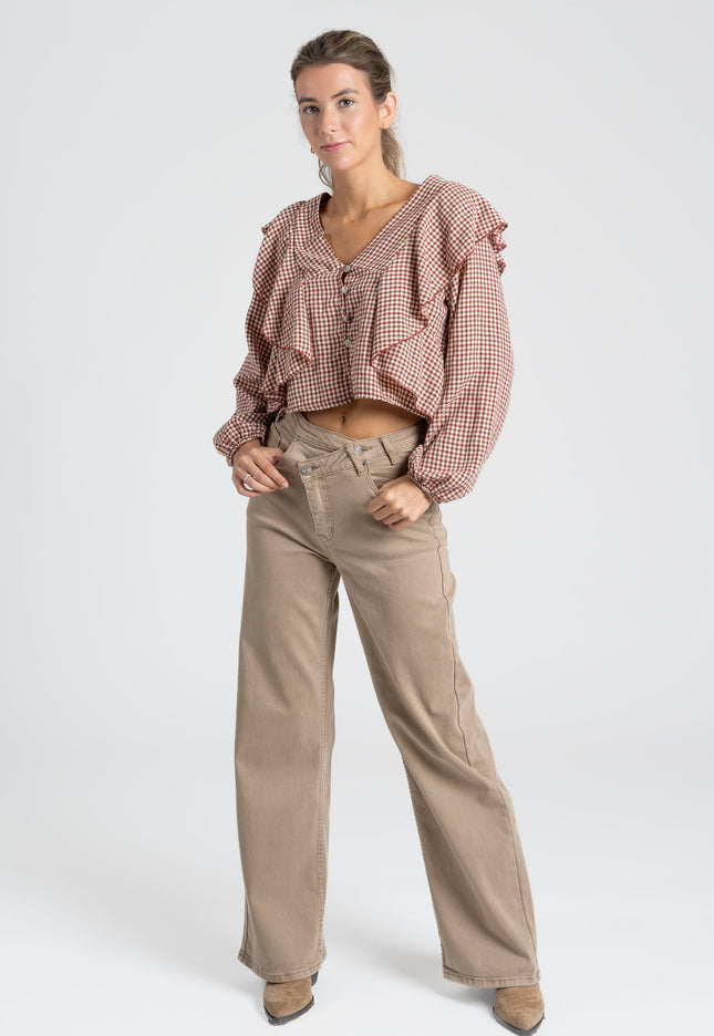 BLUSA ARMONIAS TEEN VOLANTES