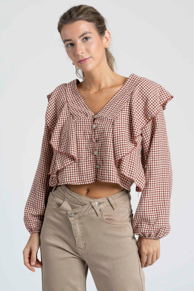 BLUSA ARMONIAS TEEN VOLANTES